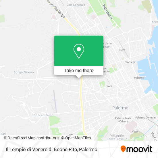 Il Tempio di Venere di Beone Rita map
