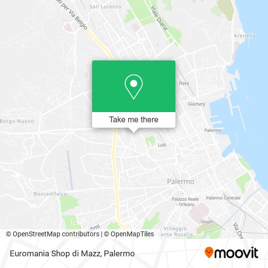 Euromania Shop di Mazz map