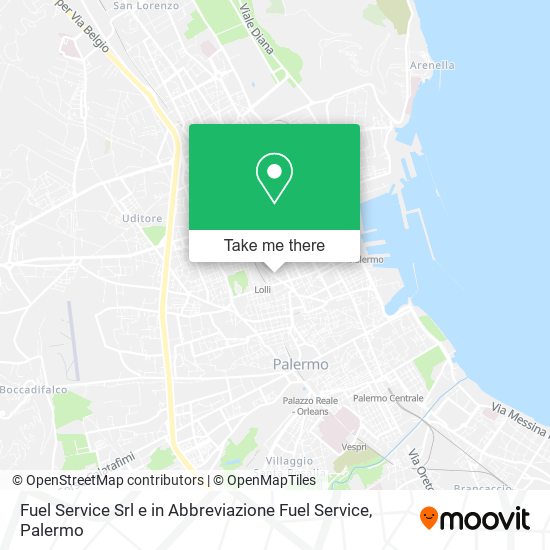 Fuel Service Srl e in Abbreviazione Fuel Service map