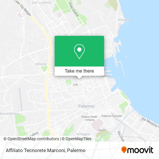 Affiliato Tecnorete Marconi map