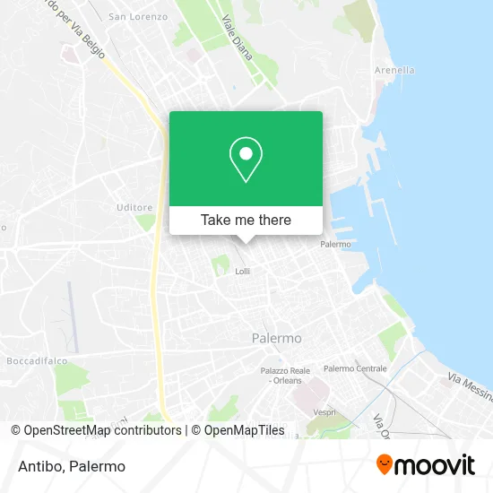 Antibo map