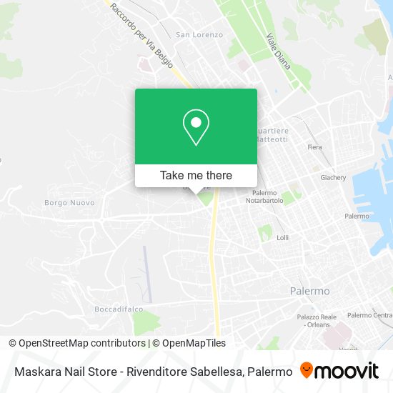 Maskara Nail Store - Rivenditore Sabellesa map