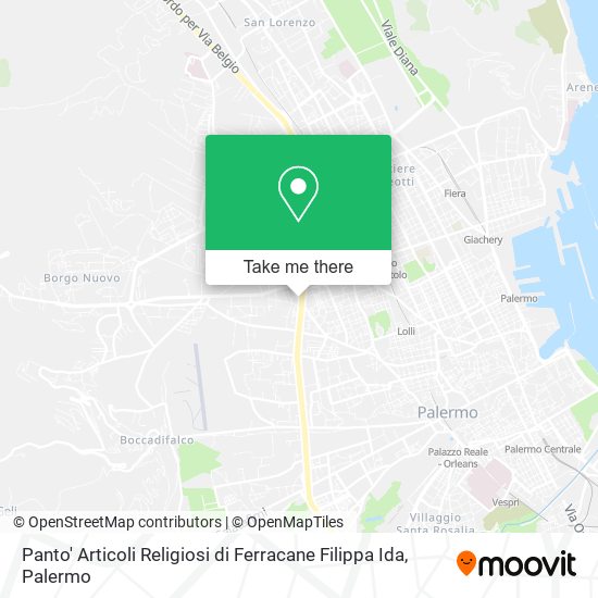 Panto' Articoli Religiosi di Ferracane Filippa Ida map
