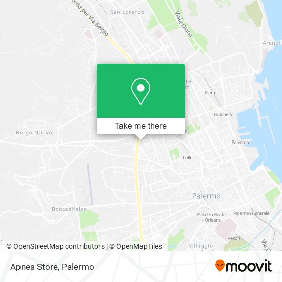 Apnea Store map