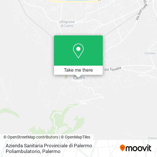 Azienda Sanitaria Provinciale di Palermo Poliambulatorio map