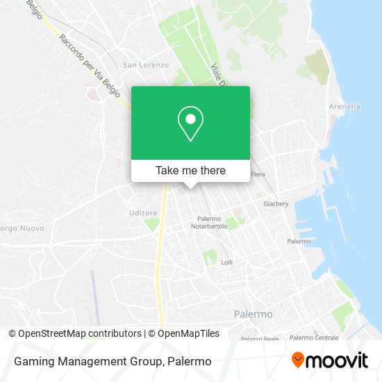 Gaming Management Group map