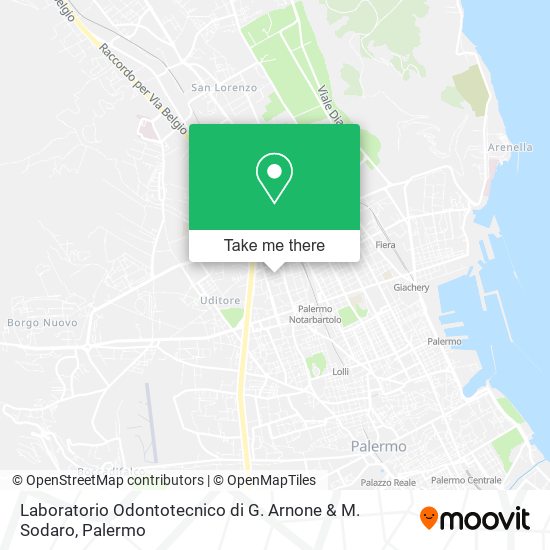 Laboratorio Odontotecnico di G. Arnone & M. Sodaro map
