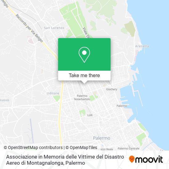 Associazione in Memoria delle Vittime del Disastro Aereo di Montagnalonga map