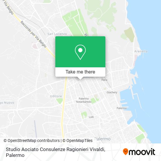 Studio Aociato Consulenze Ragionieri Vivaldi map