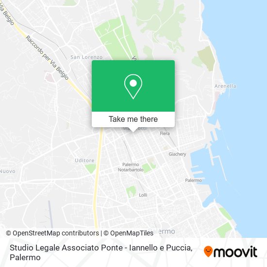 Studio Legale Associato Ponte - Iannello e Puccia map