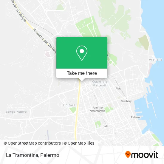 La Tramontina map