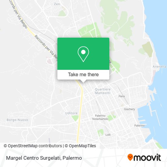 Margel Centro Surgelati map