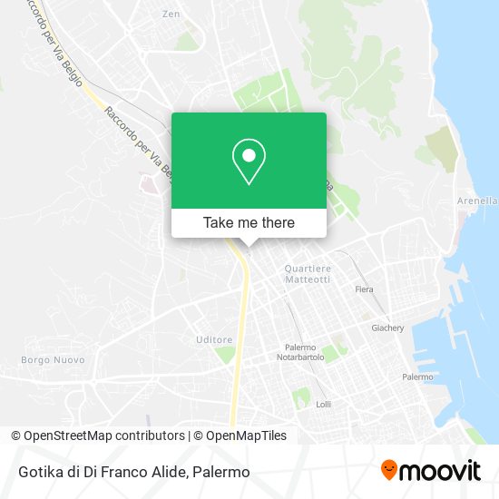 Gotika di Di Franco Alide map