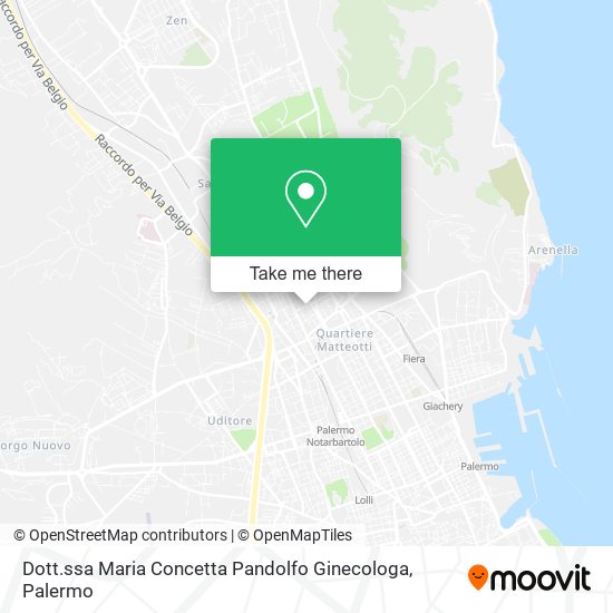 Dott.ssa Maria Concetta Pandolfo Ginecologa map