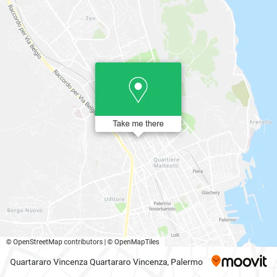 Quartararo Vincenza Quartararo Vincenza map