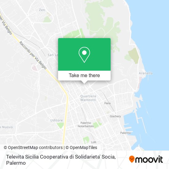 Televita Sicilia Cooperativa di Solidarieta' Socia map