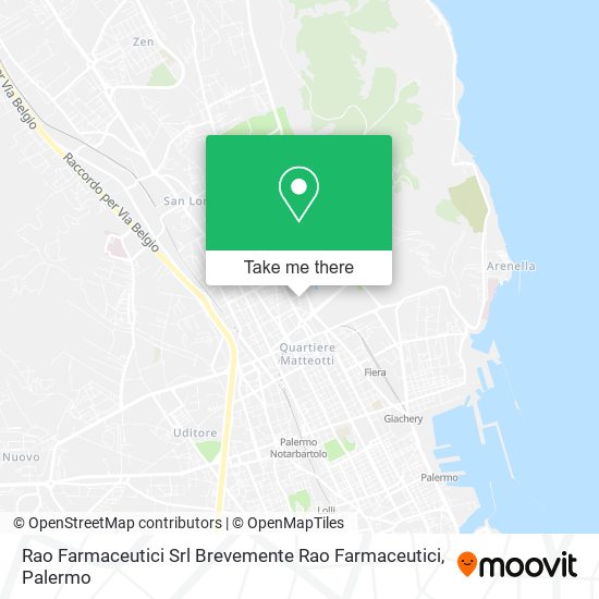 Rao Farmaceutici Srl Brevemente Rao Farmaceutici map