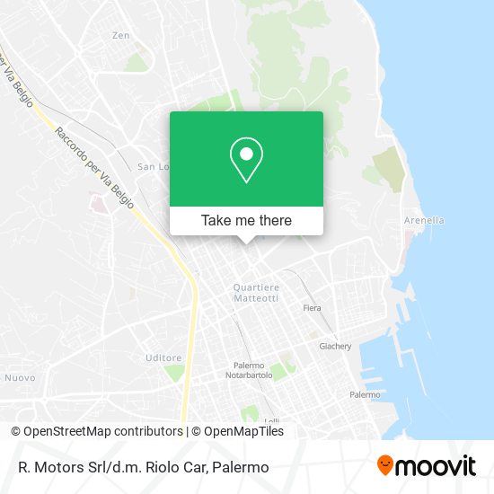 R. Motors Srl/d.m. Riolo Car map