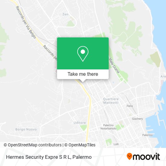 Hermes Security Expre S R L map