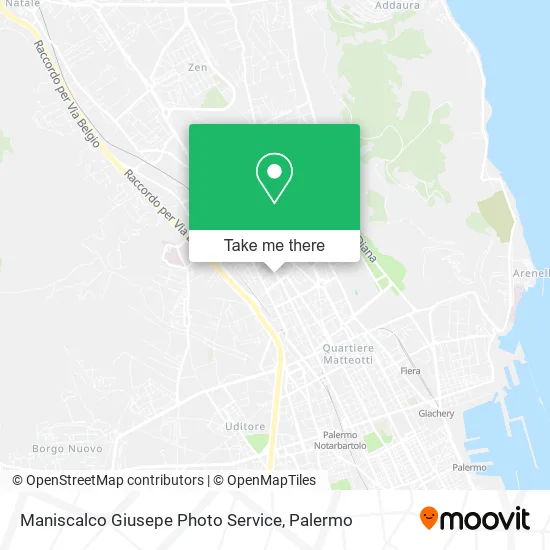 Maniscalco Giuseppe Photo Service map