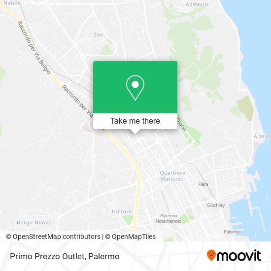 Primo Prezzo Outlet map