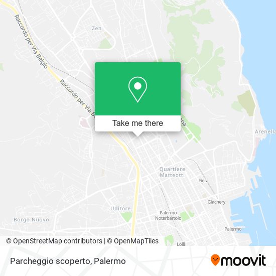 Parcheggio scoperto map