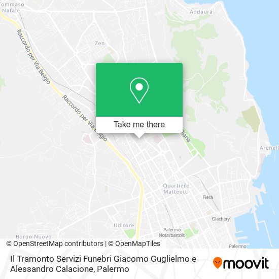 Il Tramonto Servizi Funebri Giacomo Guglielmo e Alessandro Calacione map