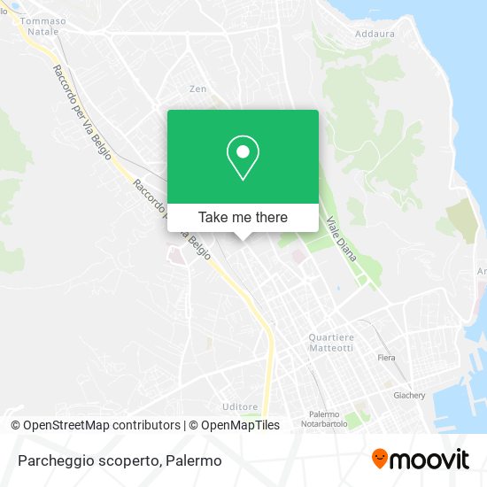 Parcheggio scoperto map