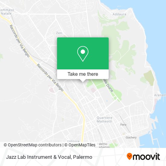 Jazz Lab Instrument & Vocal map