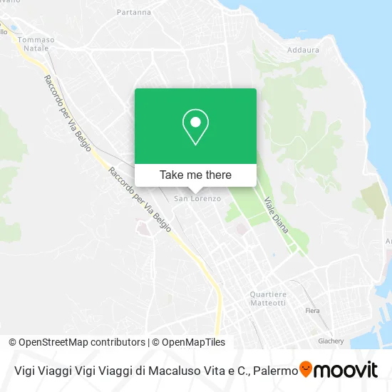 Vigi Viaggi Vigi Viaggi di Macaluso Vita e C. map