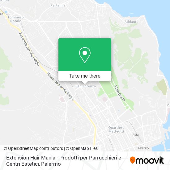 Extension Hair Mania - Prodotti per Parrucchieri e Centri Estetici map