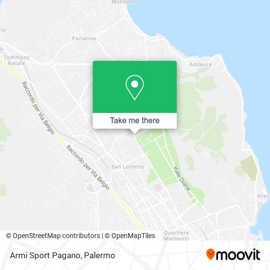 Armi Sport Pagano map