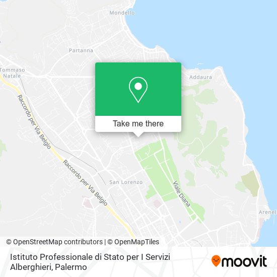 Istituto Professionale di Stato per I Servizi Alberghieri map