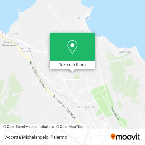 Accetta Michelangelo map