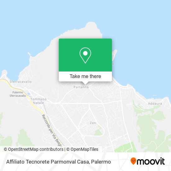 Affiliato Tecnorete Parmonval Casa map