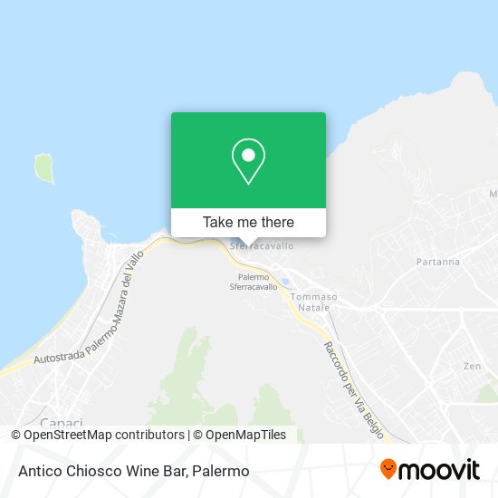 Antico Chiosco Wine Bar map