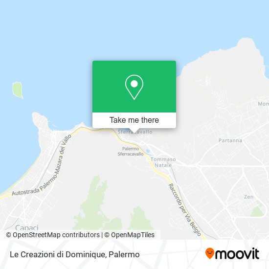 Le Creazioni di Dominique map