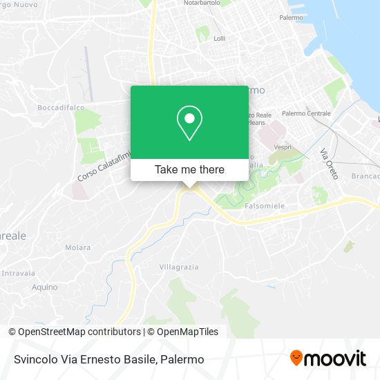 Svincolo Via Ernesto Basile map