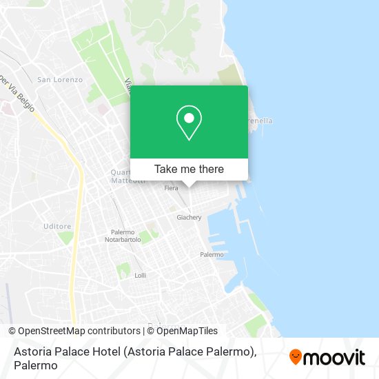 Astoria Palace Hotel (Astoria Palace Palermo) map