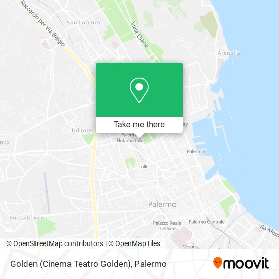 Golden (Cinema Teatro Golden) map