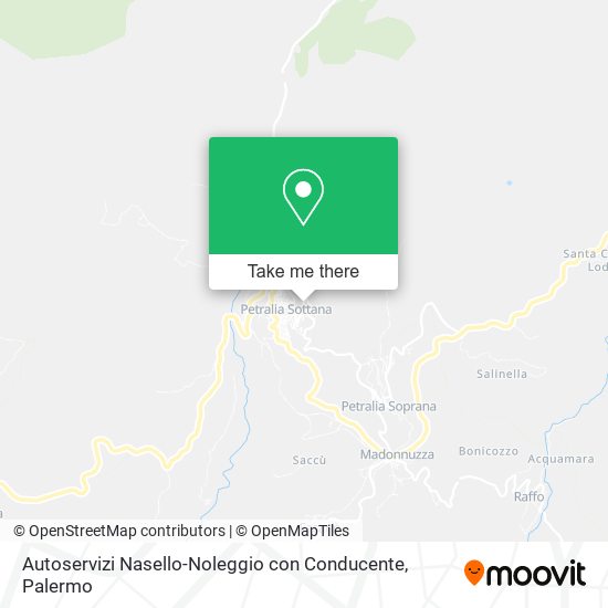 Autoservizi Nasello-Noleggio con Conducente map