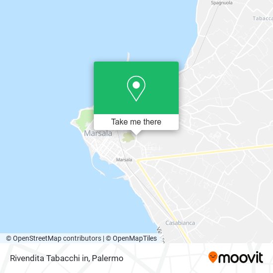 Rivendita Tabacchi in map