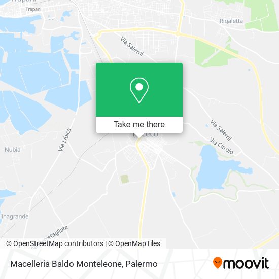 Macelleria Baldo Monteleone map