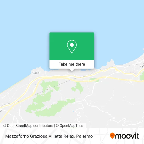 Mazzaforno Graceful Villa Relax map