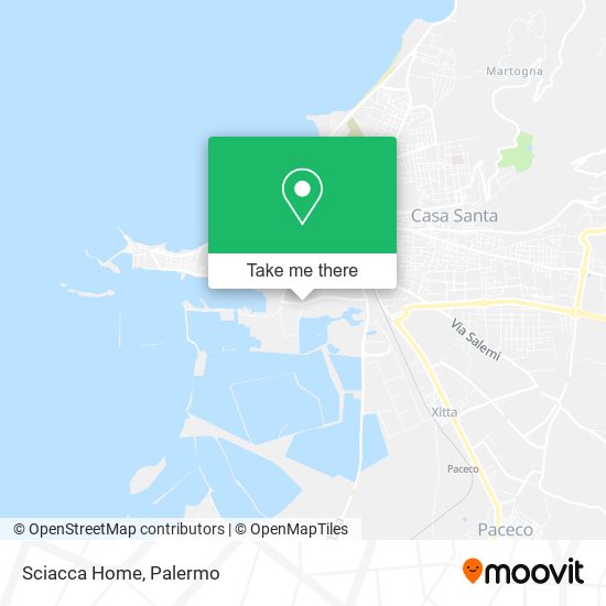 Sciacca Home map