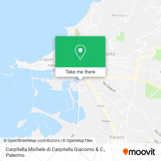 Carpitella Michele di Carpitella Giacomo & C. map