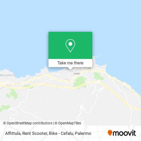 Affittula, Rent Scooter, Bike - Cefalu map