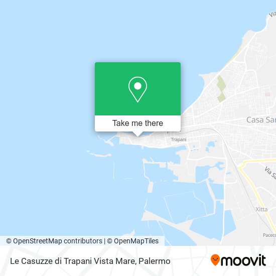 Le Casuzze di Trapani Vista Mare map