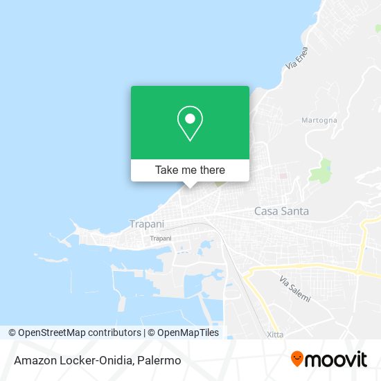 Amazon Locker-Onidia map