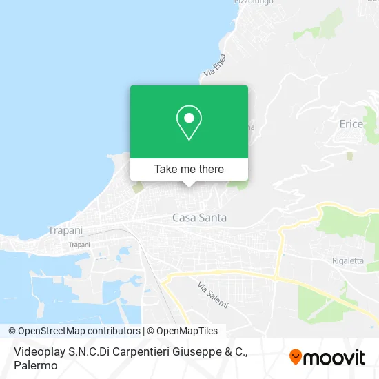Videoplay S.N.C.Di Carpentieri Giuseppe & C. map